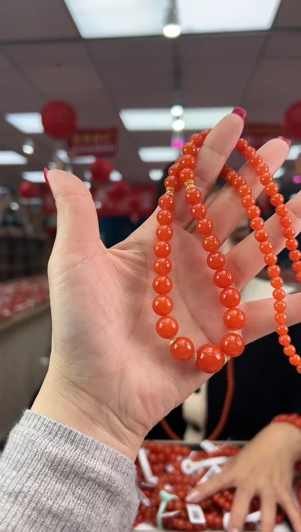 【闪购商品】南红玛瑙珠串未镶嵌多样发其一/HS160278804299