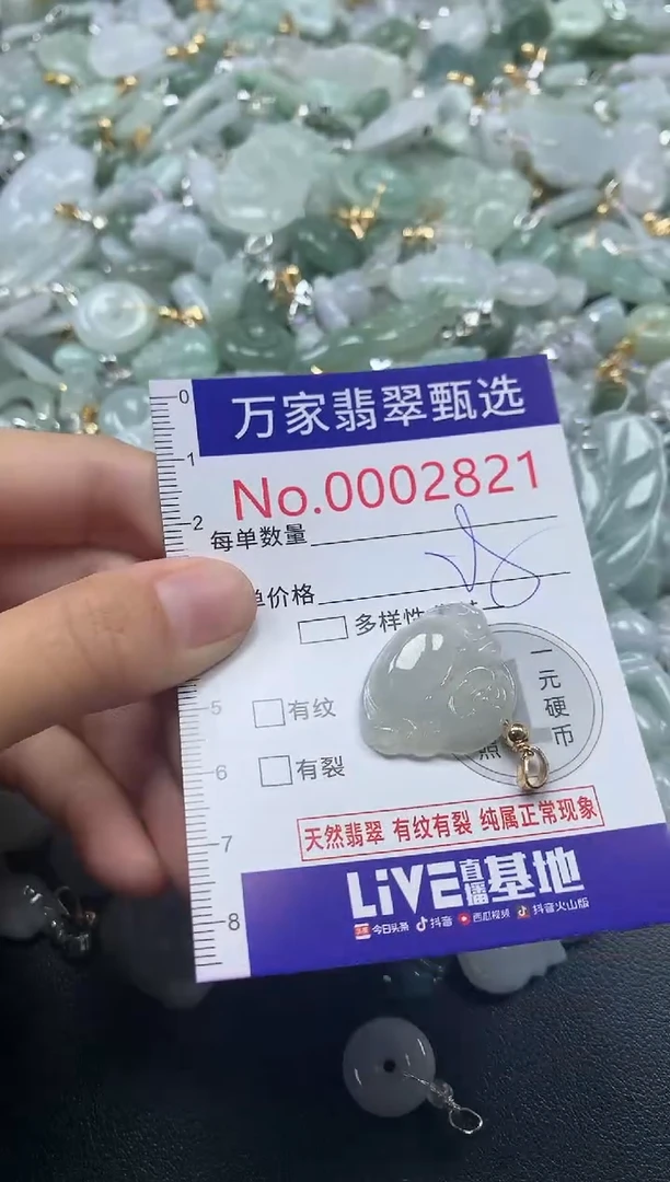 吊坠(不含链)未镶嵌翡翠2821