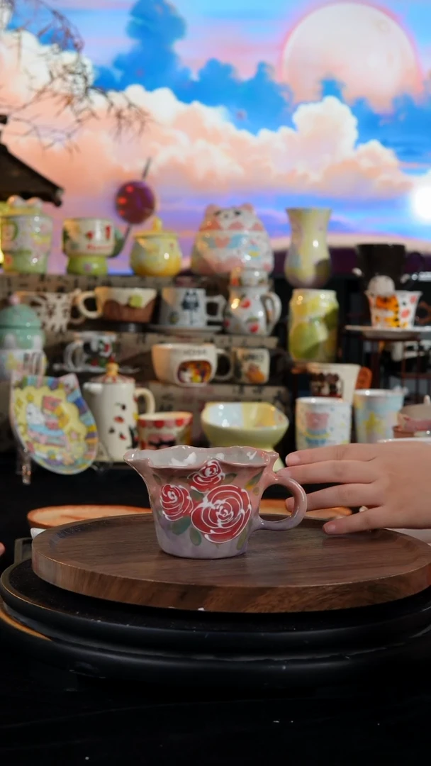 陶瓷便携款手工手绘景德镇陶瓷