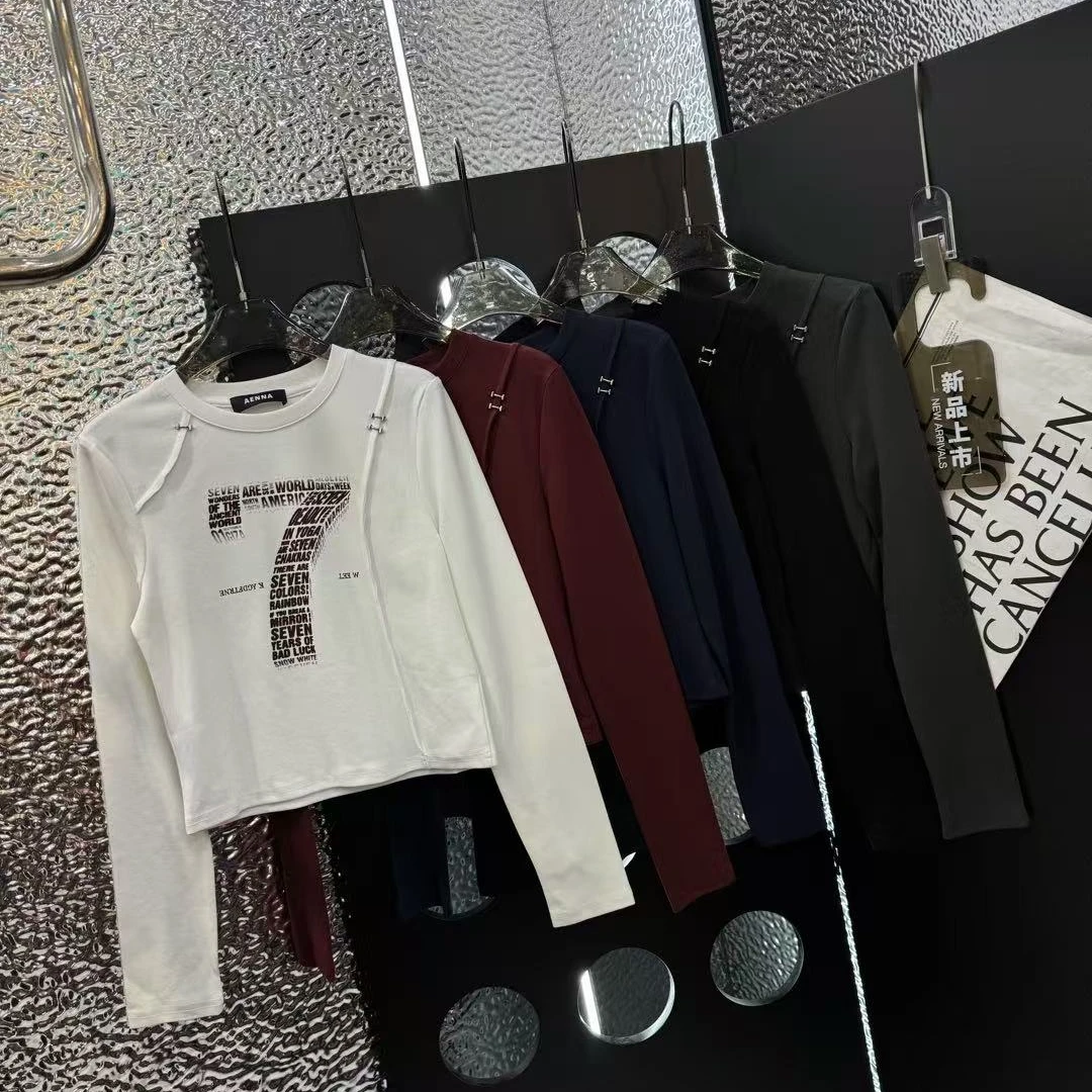 《GZZY》潮牌小众设计定制款面料简约厚实打底衫#31188
