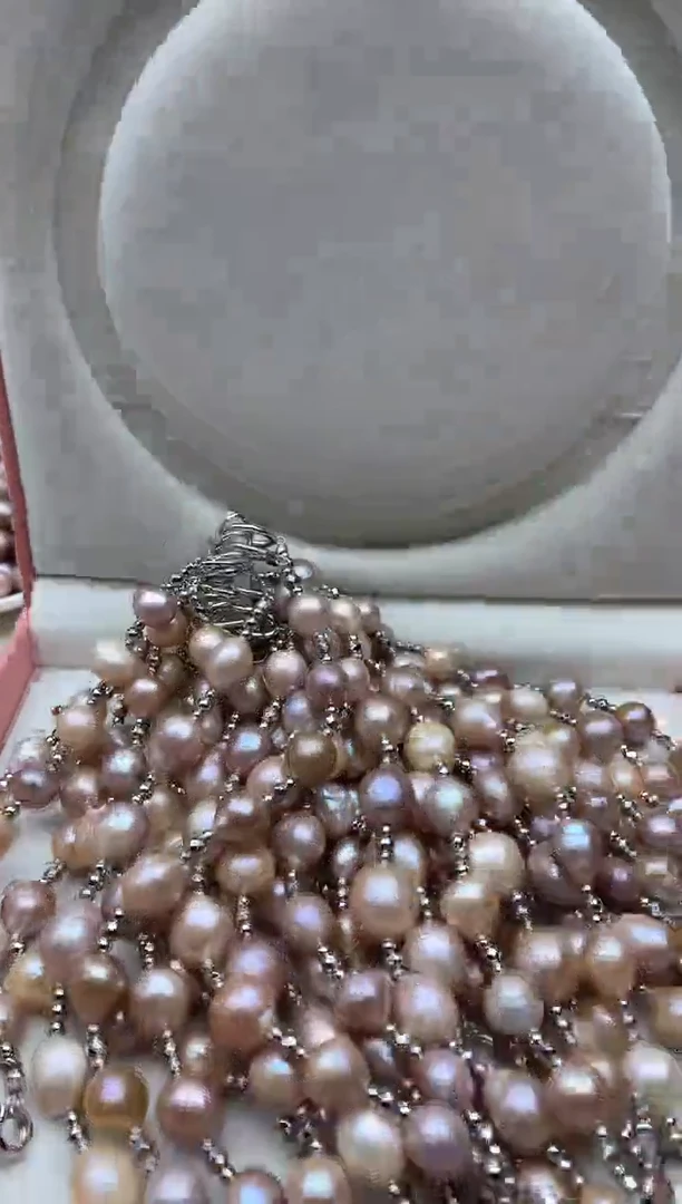 淡水珍珠手链未镶嵌多样性发其一