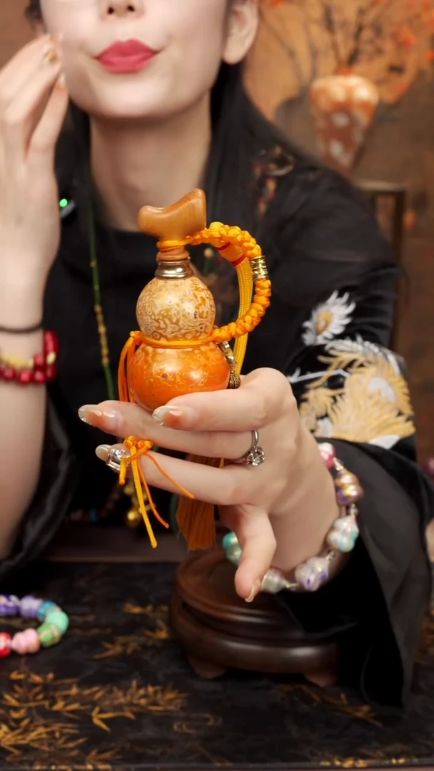 67--大漆开口小葫芦----178