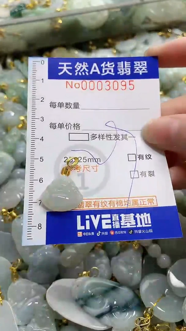 颈饰未镶嵌翡翠天然A货翡翠