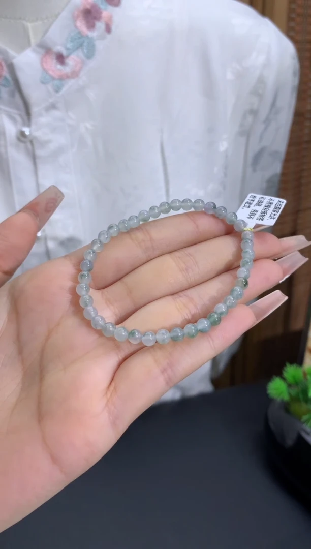 未镶嵌手链翡翠卡4.5mm