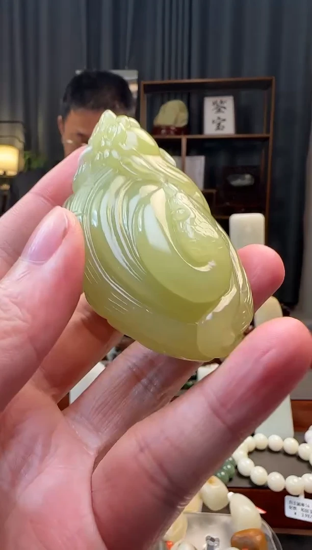 吊坠(不含链)未镶嵌和田玉手把件