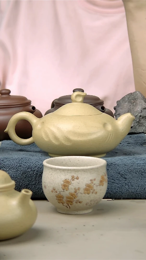 茶壶紫砂240凤园本绿