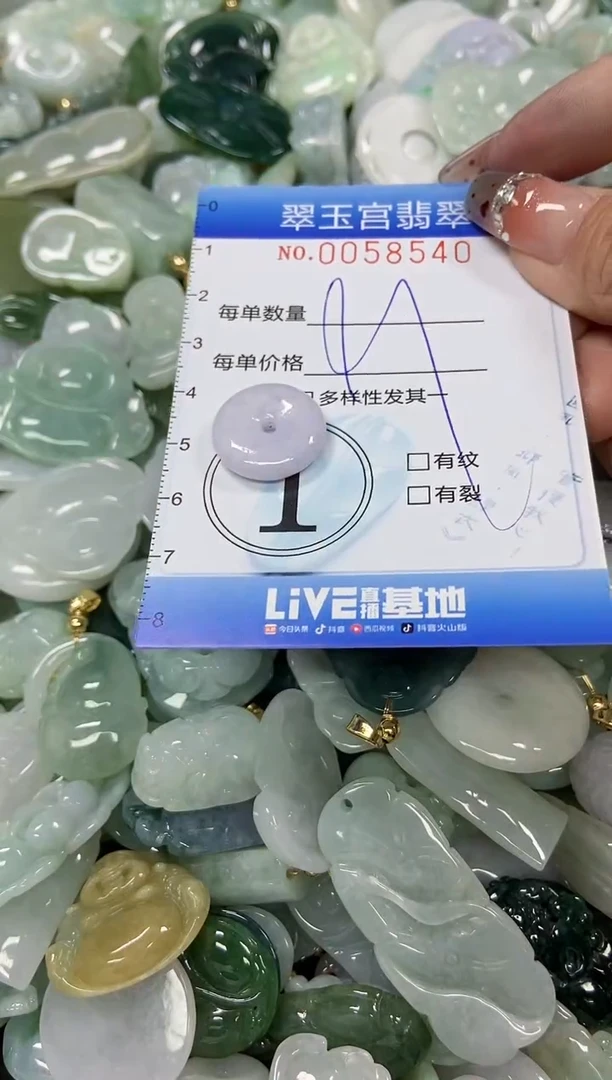 【闪购商品】翡翠颈饰未镶嵌闪购商品0058540
