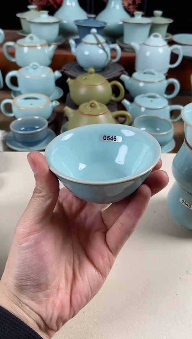 【闪购商品】其他546号老泥坑斗笠杯纯手拉支钉烧50cc