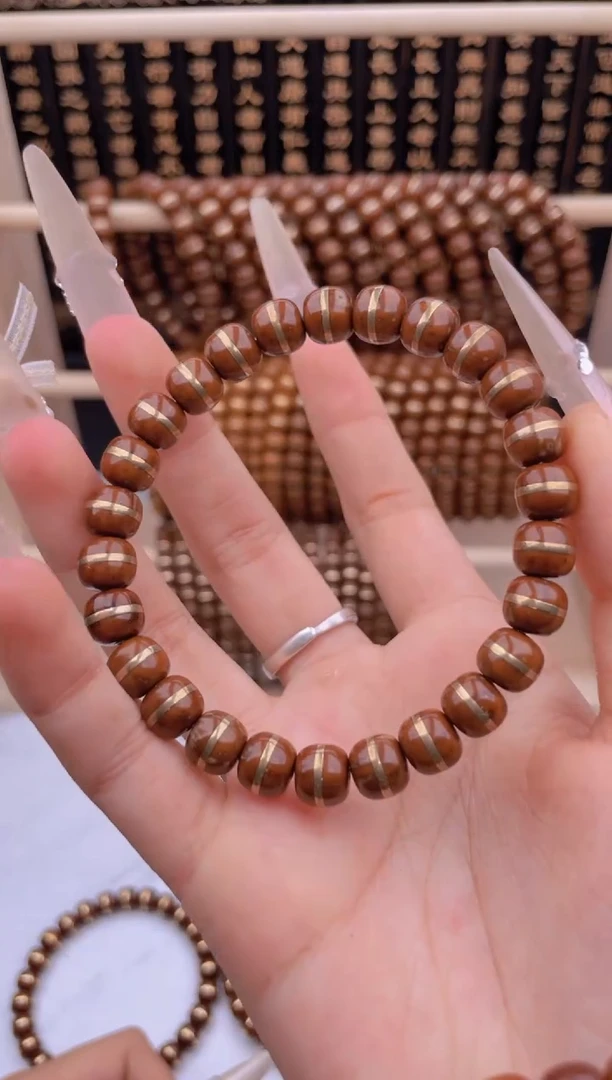 紫金鼠吊坠6号手串