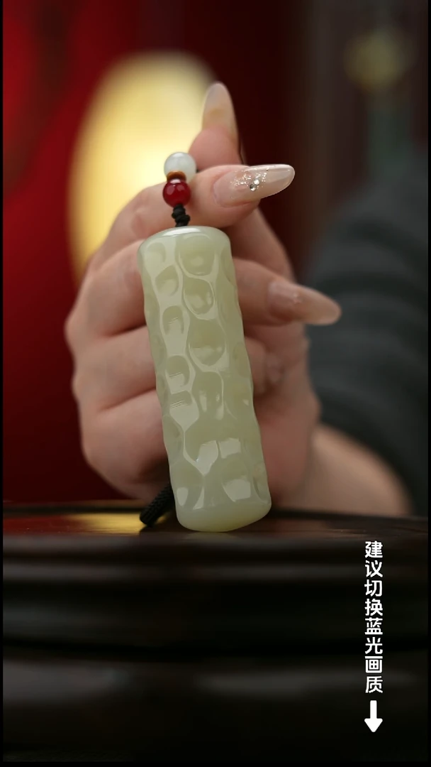 玉【锤纹】天然玉石手把件