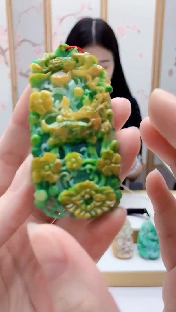 未镶嵌定制翡翠4812ry-毛货挂件129