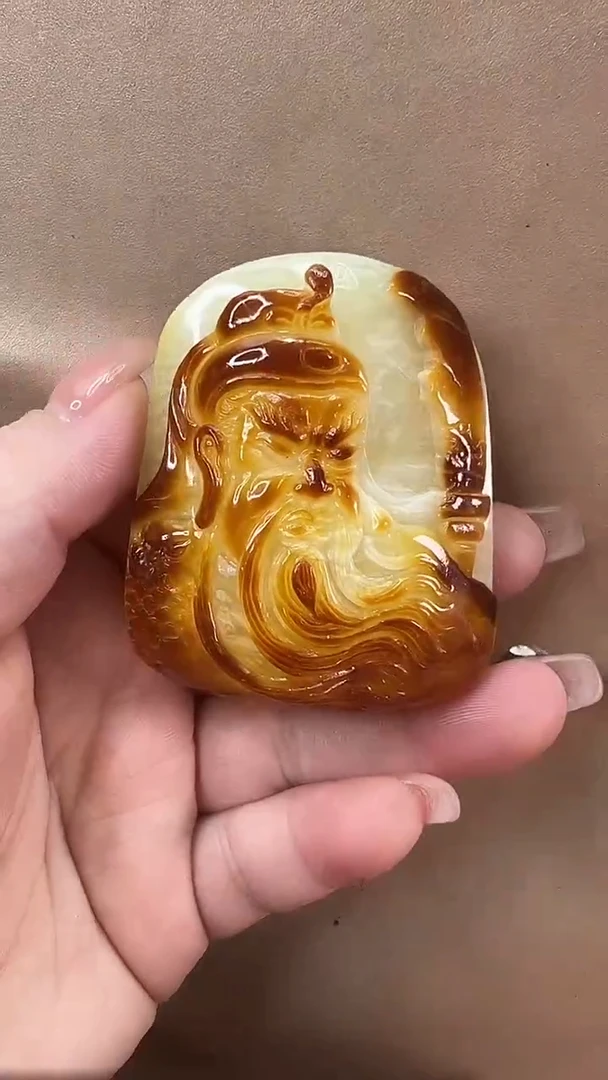 琥珀颈饰未镶嵌吊坠