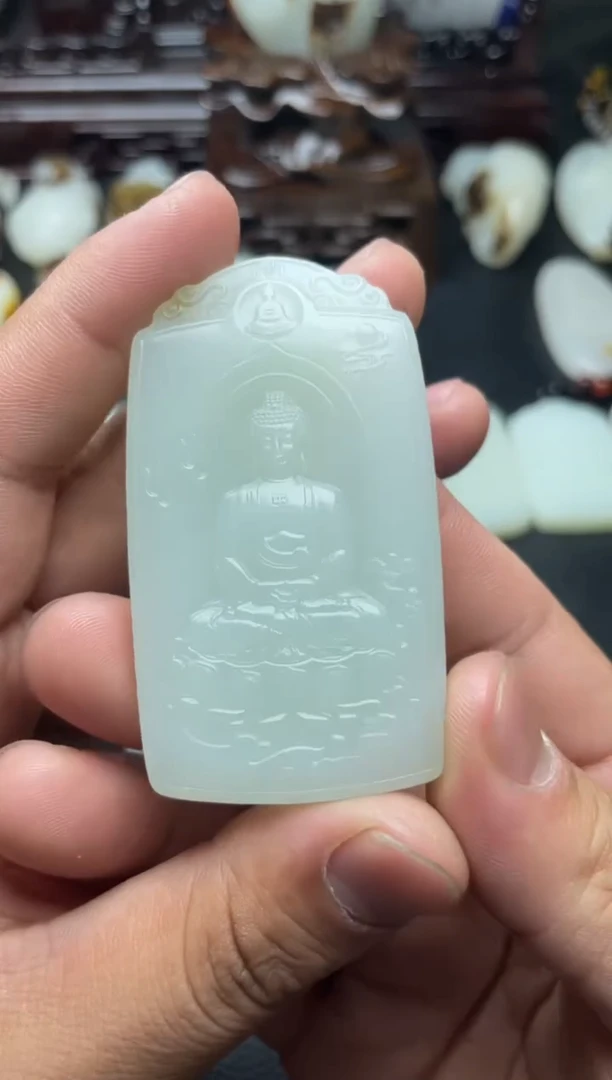 未镶嵌和田玉挂件滨**园1