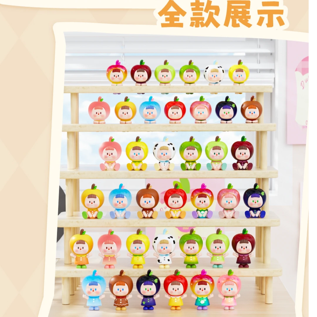 （拆盒）苹果多多妹系列mini盲盒萌粒潮玩盲盒