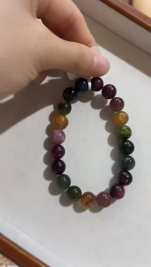 手串未镶嵌碧玺XL733碧玺手链10+