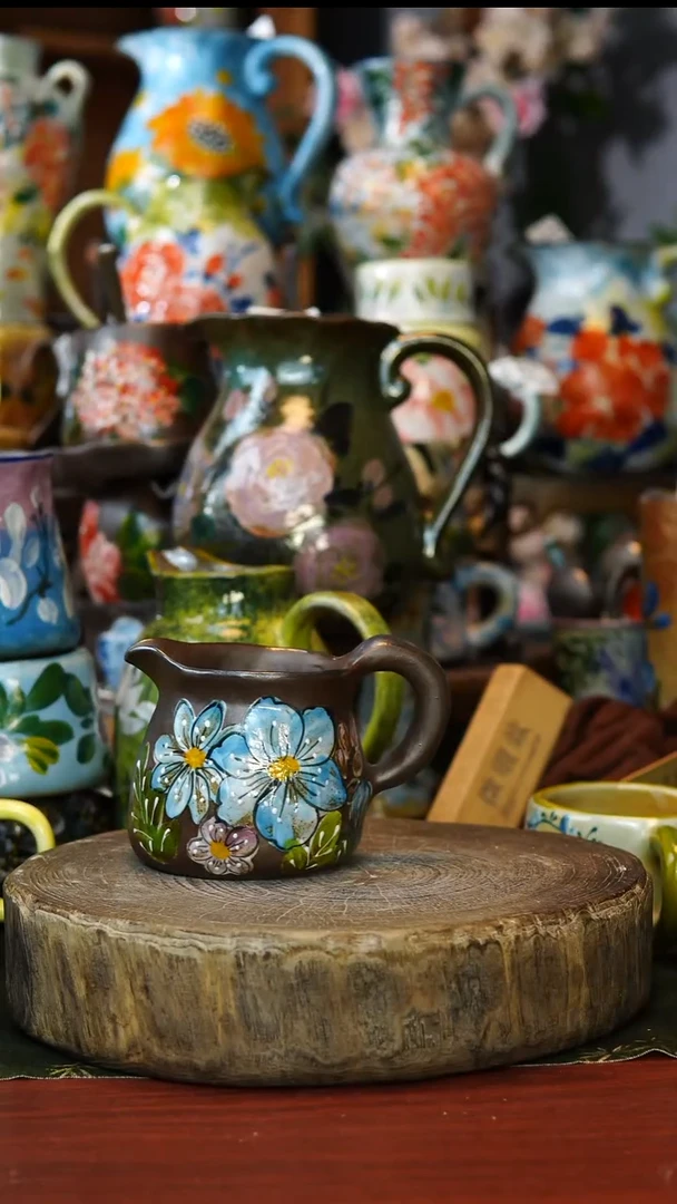 陶瓷161景德镇手工手绘釉下彩