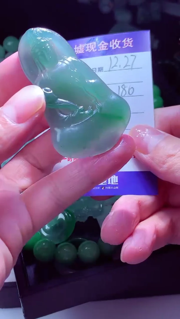 未镶嵌定制翡翠十**风翡翠毛货定制570745