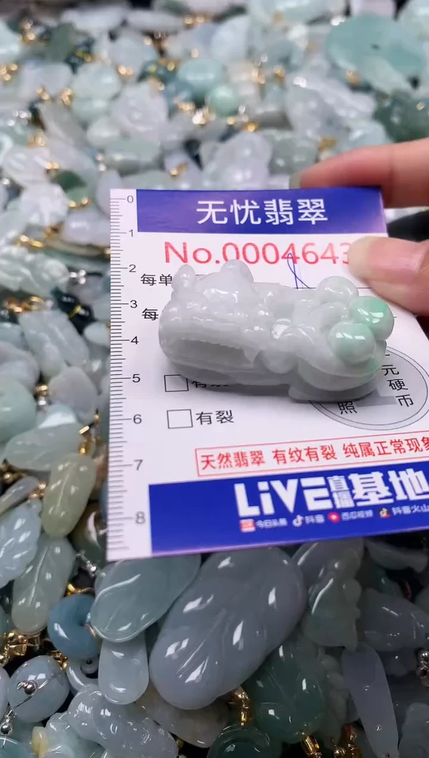 吊坠(不含链)未镶嵌翡翠4643
