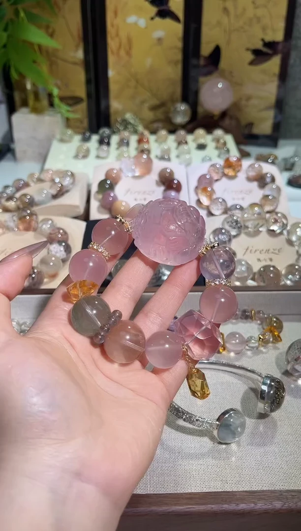 水晶摆件未镶嵌原创diy设计