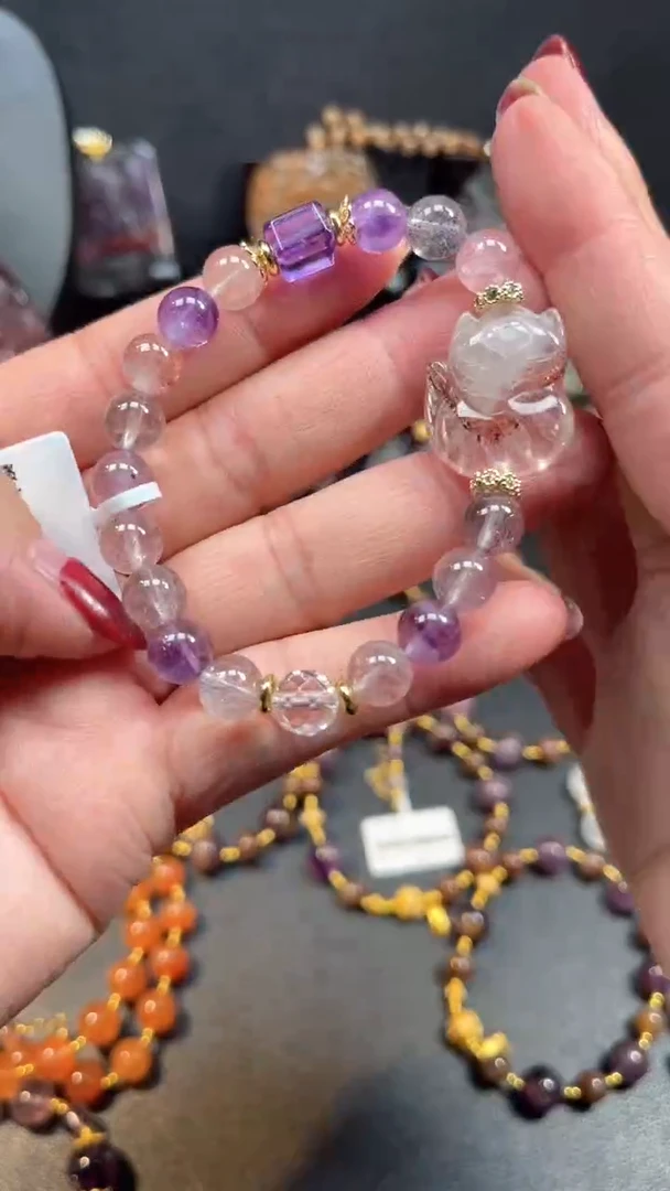 【闪购商品】水晶颈饰未镶嵌【百晶灵儿】天然定制款