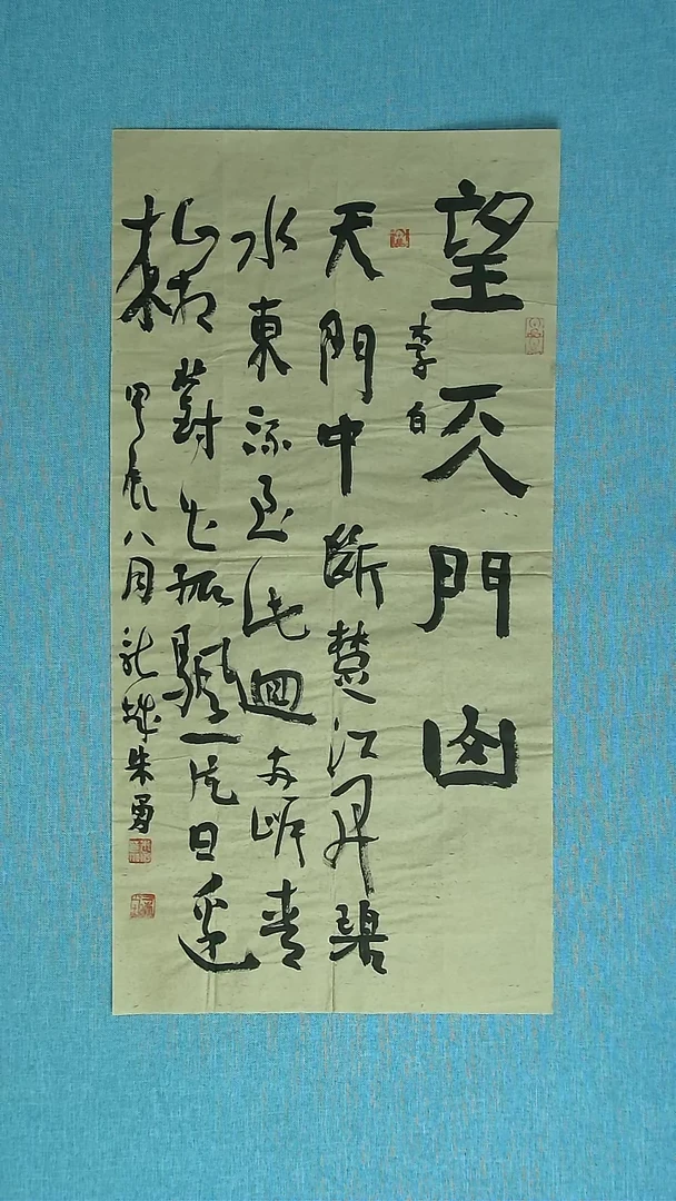 【闪购商品】书法054 安徽朱勇中书协69*34