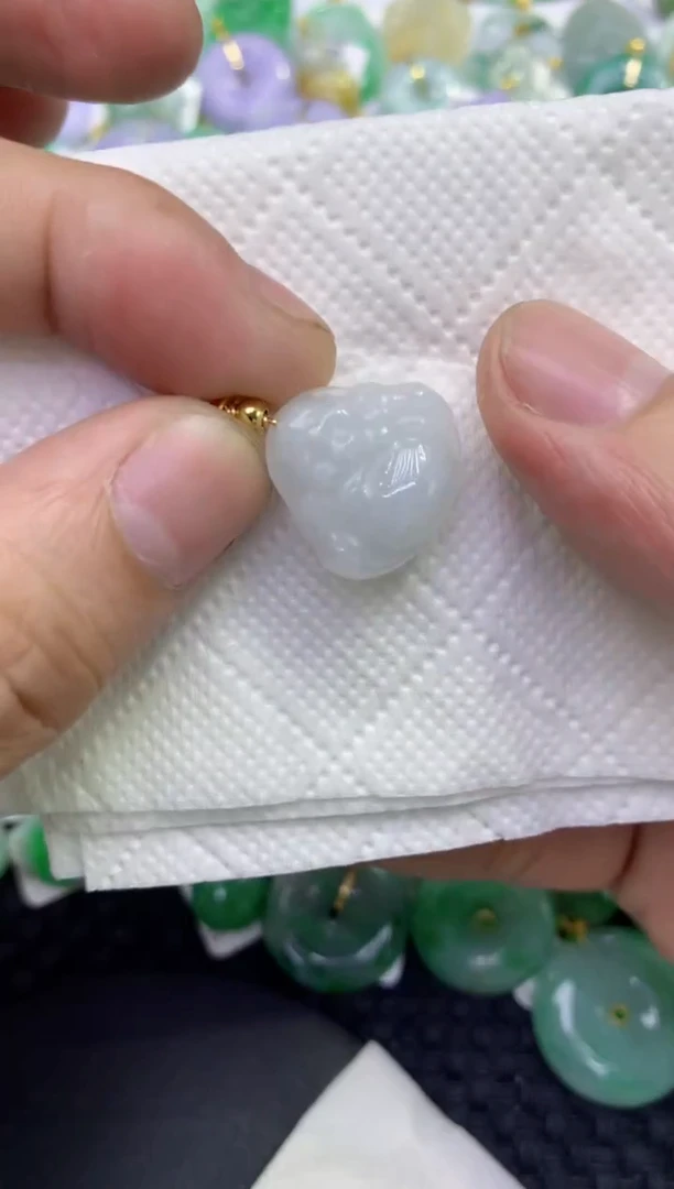 颈饰未镶嵌翡翠天然缅甸A货翡翠