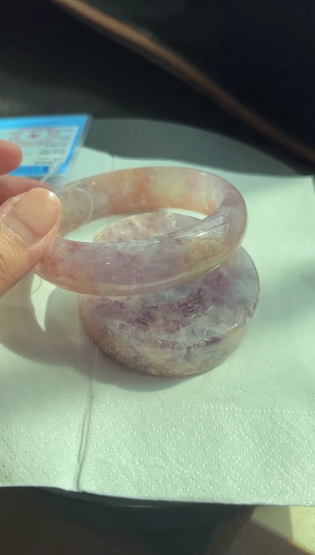 未镶嵌手镯石英质玉A686(59圈赠送镯心)