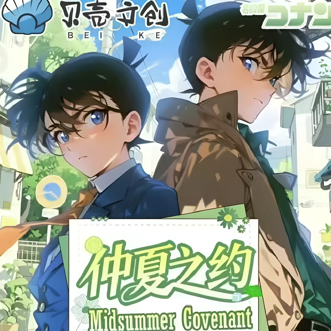 妙妙【特价拍1开2】贝壳仲夏之约名侦探柯南国卡二创卡（默认代拆）