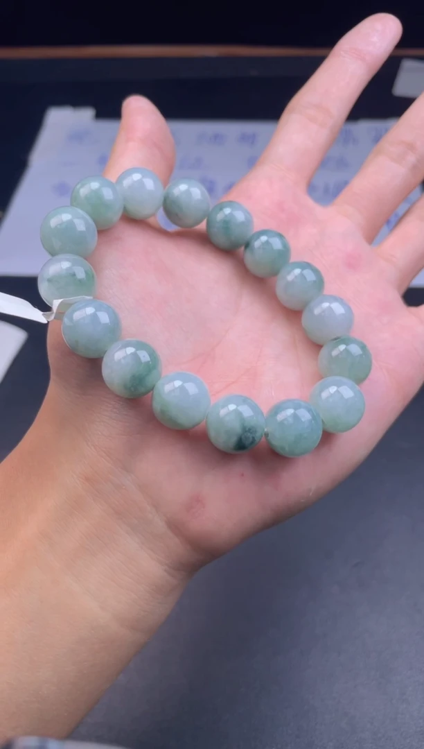 未镶嵌定制翡翠珠串卡13.2