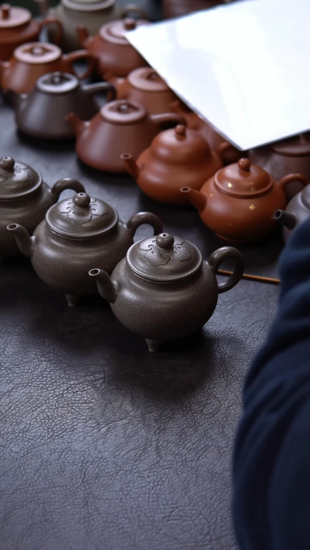 【闪购商品】紫砂茶壶160C 大彬如意 青段