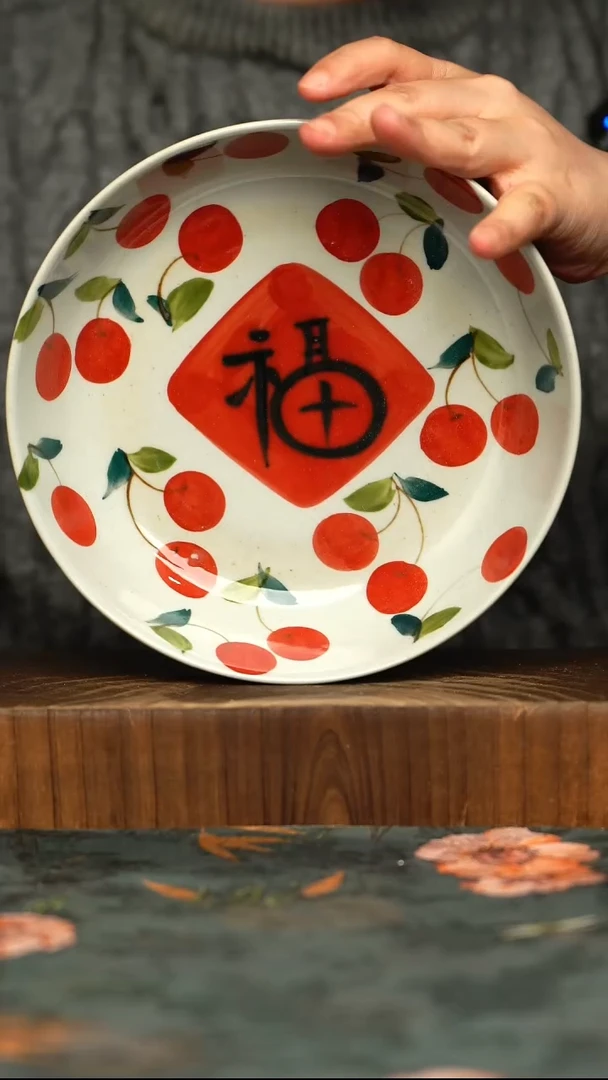 杯釉下彩手工手绘同款陶器