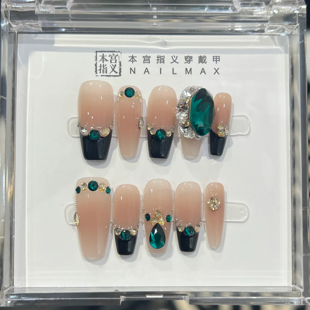 本宫指义【K7/施华+锆石】穿戴甲纯手工