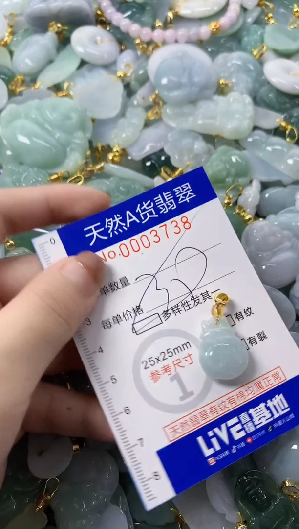 颈饰未镶嵌翡翠天然A货翡翠