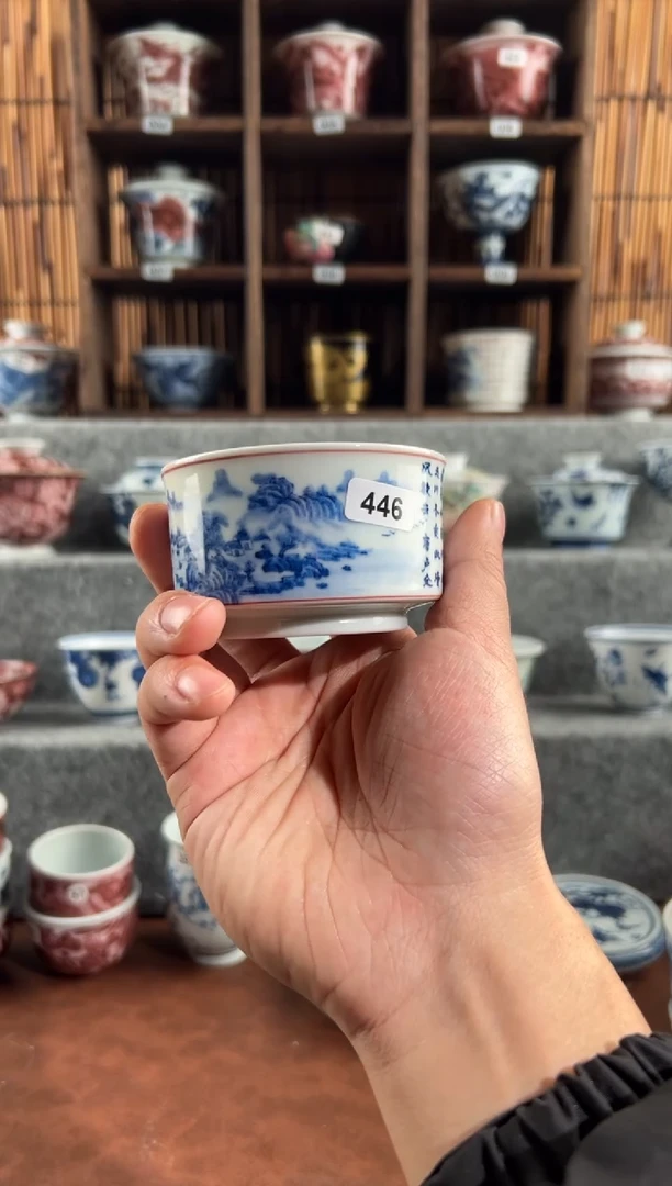 【闪购商品】446天禄言瓷手绘茶具