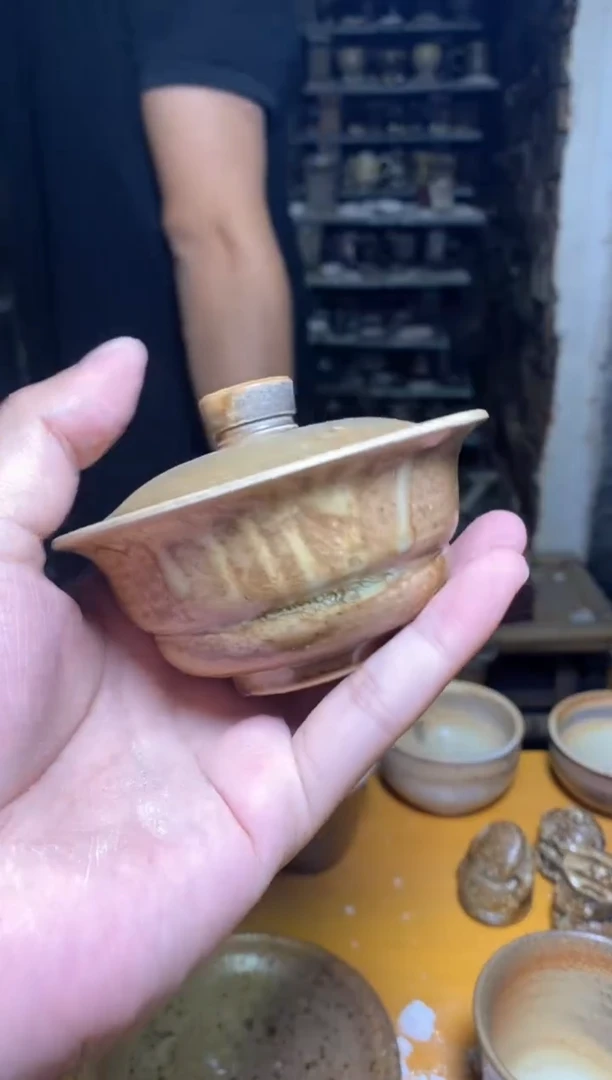 奢瓷/瑞寅柴烧茶器（盖碗）523