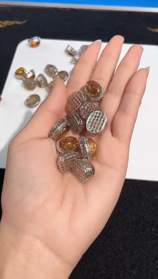 【闪购商品】水晶手链未镶嵌35号黄水晶魔盒配件