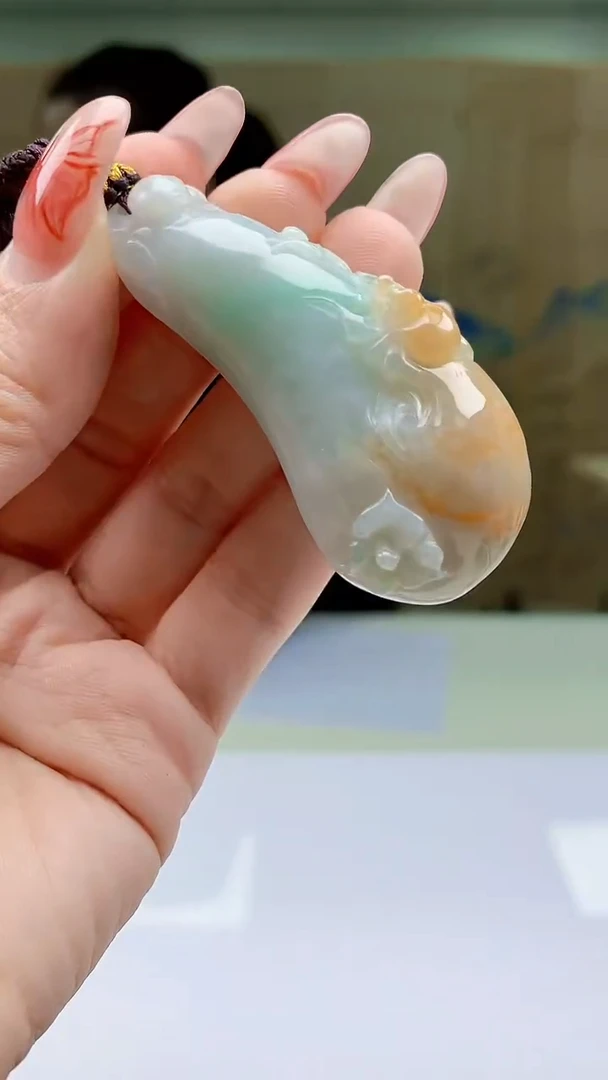 【闪购商品】定制翡翠未镶嵌4902ty-毛货挂件51