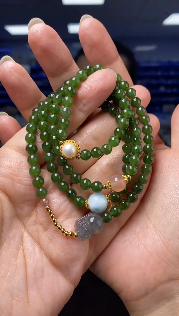 未镶嵌手链和田玉DSL9920