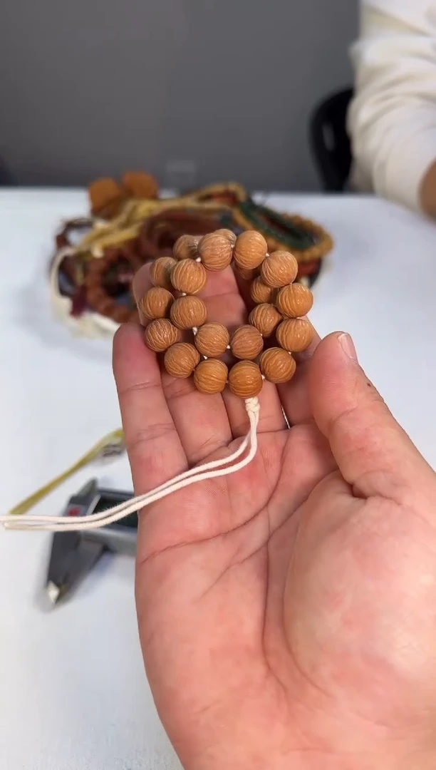 手串猴头核桃猴头雕刻凤羽尺寸12