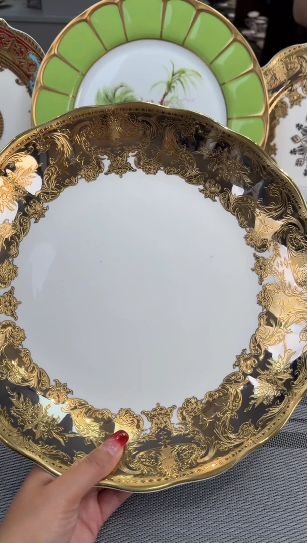 【闪购商品】瓷片12英寸窝盘 1个瑕  福利价