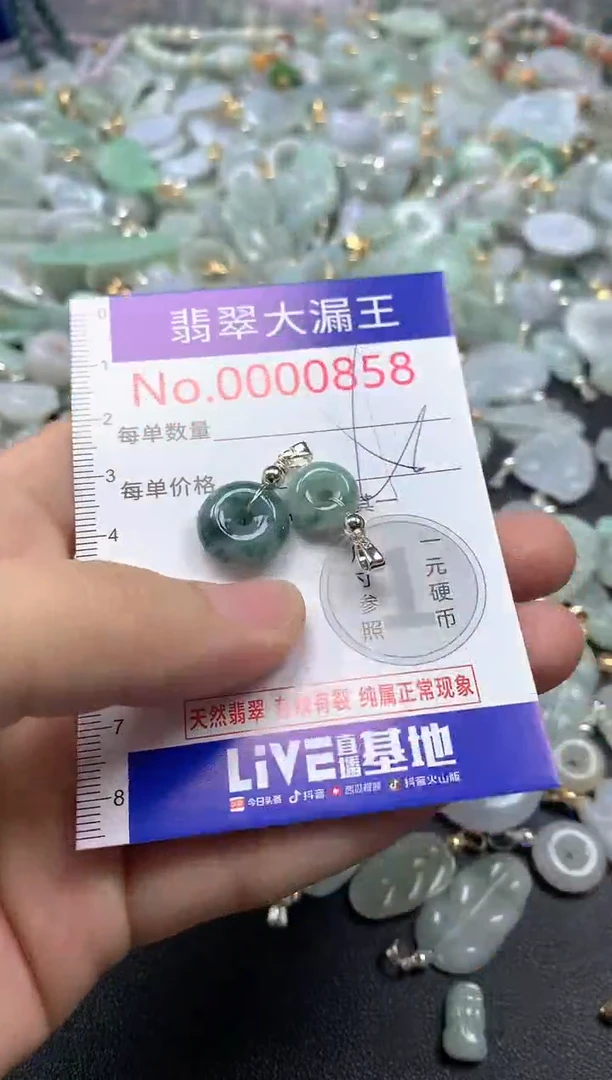 翡翠未镶嵌吊坠(不含链)858