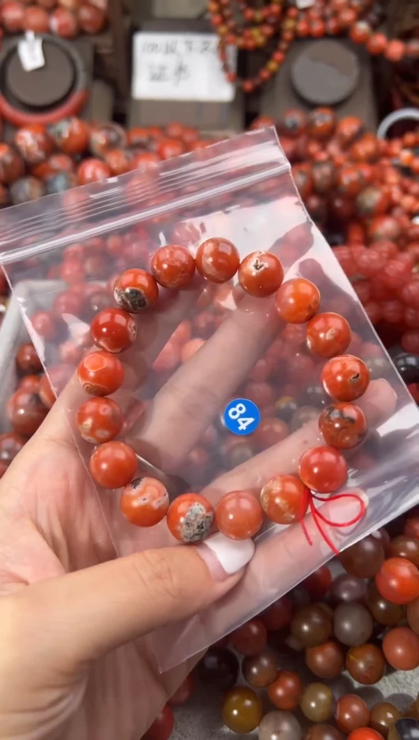 未镶嵌手串南红玛瑙12+