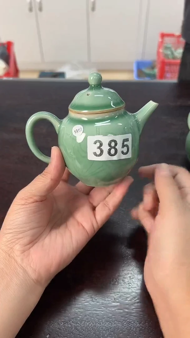 龙泉云间青瓷小米茶器