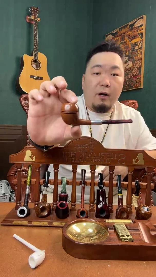 石楠木木雕款意大利进口石楠木烟斗