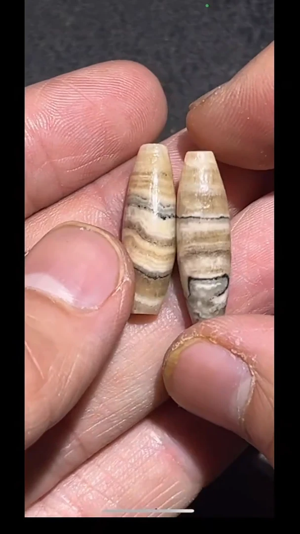 石英质玉未镶嵌吊坠(不含链)pz623-39老珠子一对一起发货