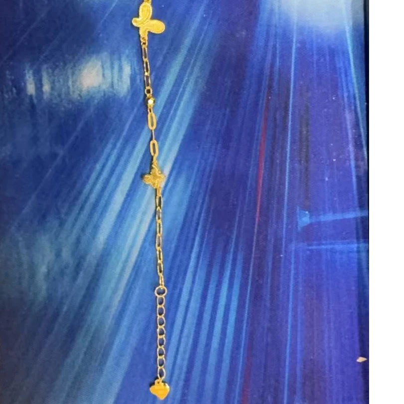 足银手链 三蝴蝶手链