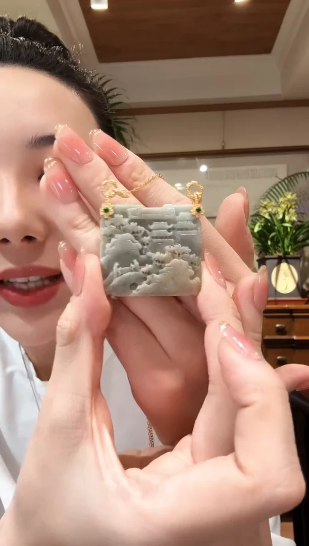 【闪购商品】翡翠颈饰未镶嵌国风