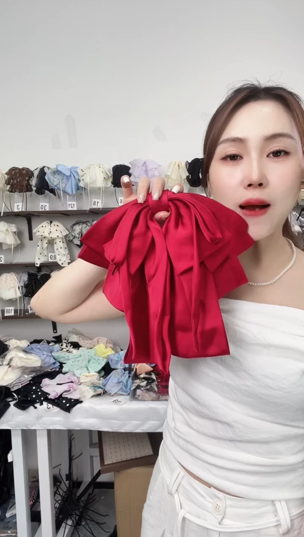 无非金属高货蝴蝶结发夹