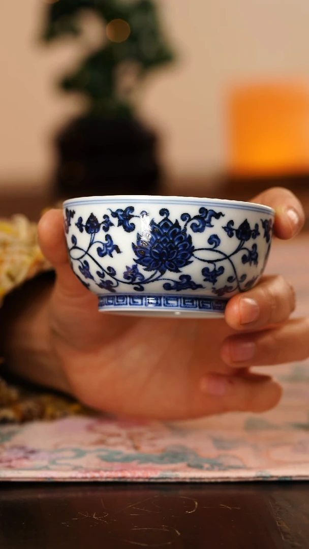 【闪购商品】松风馆缠枝莲普洱杯