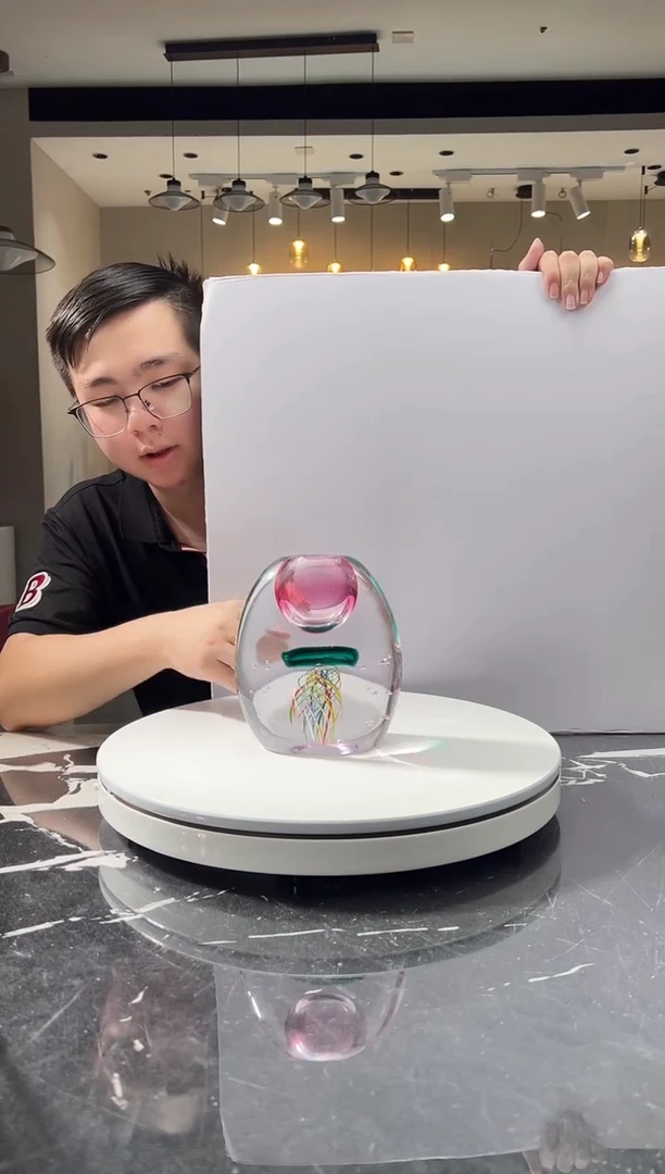 摆件巴比特美学-金红水母香薰瓶